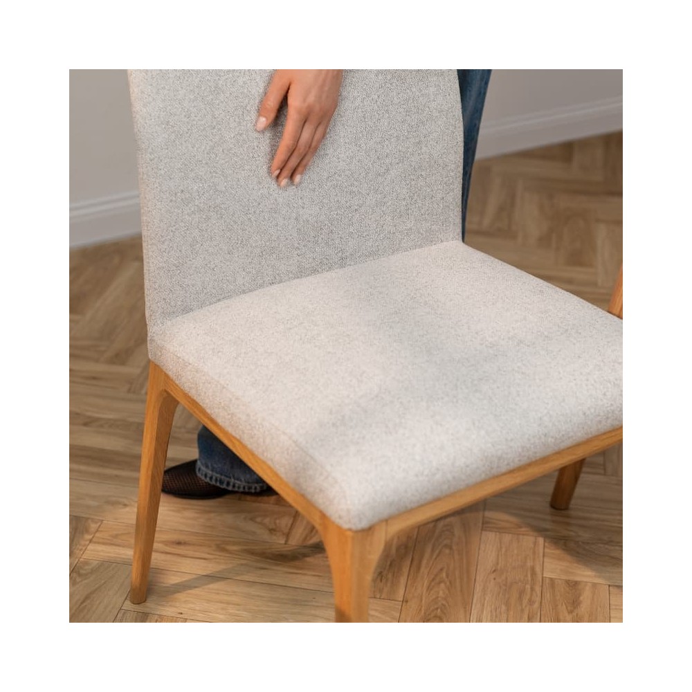 Krzesło dębowe tapicerowane M-896 | Polska produkcja