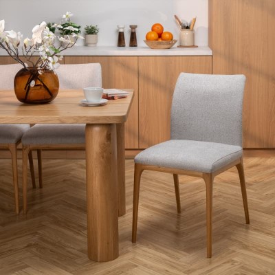 Krzesło dębowe tapicerowane M-896 | Polska produkcja