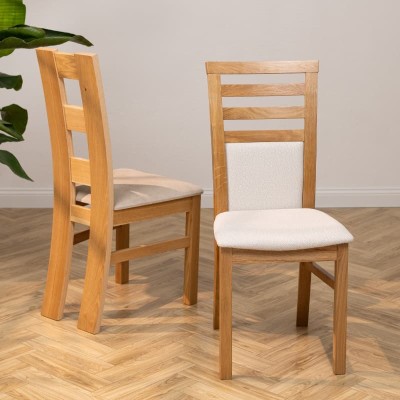 Krzesło dębowe tapicerowane MKR-28 | Klasyczny styl