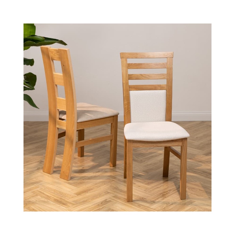 Krzesło dębowe tapicerowane M-639 | Klasyczny styl