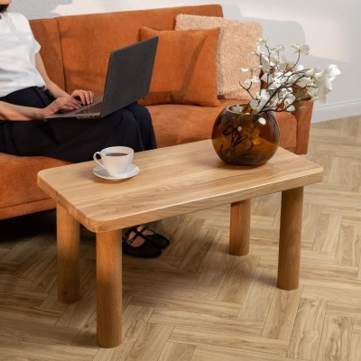 Ława dębowa JAPANDI – stolik kawowy z litego drewna