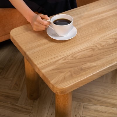 Ława dębowa JAPANDI – stolik kawowy z litego drewna