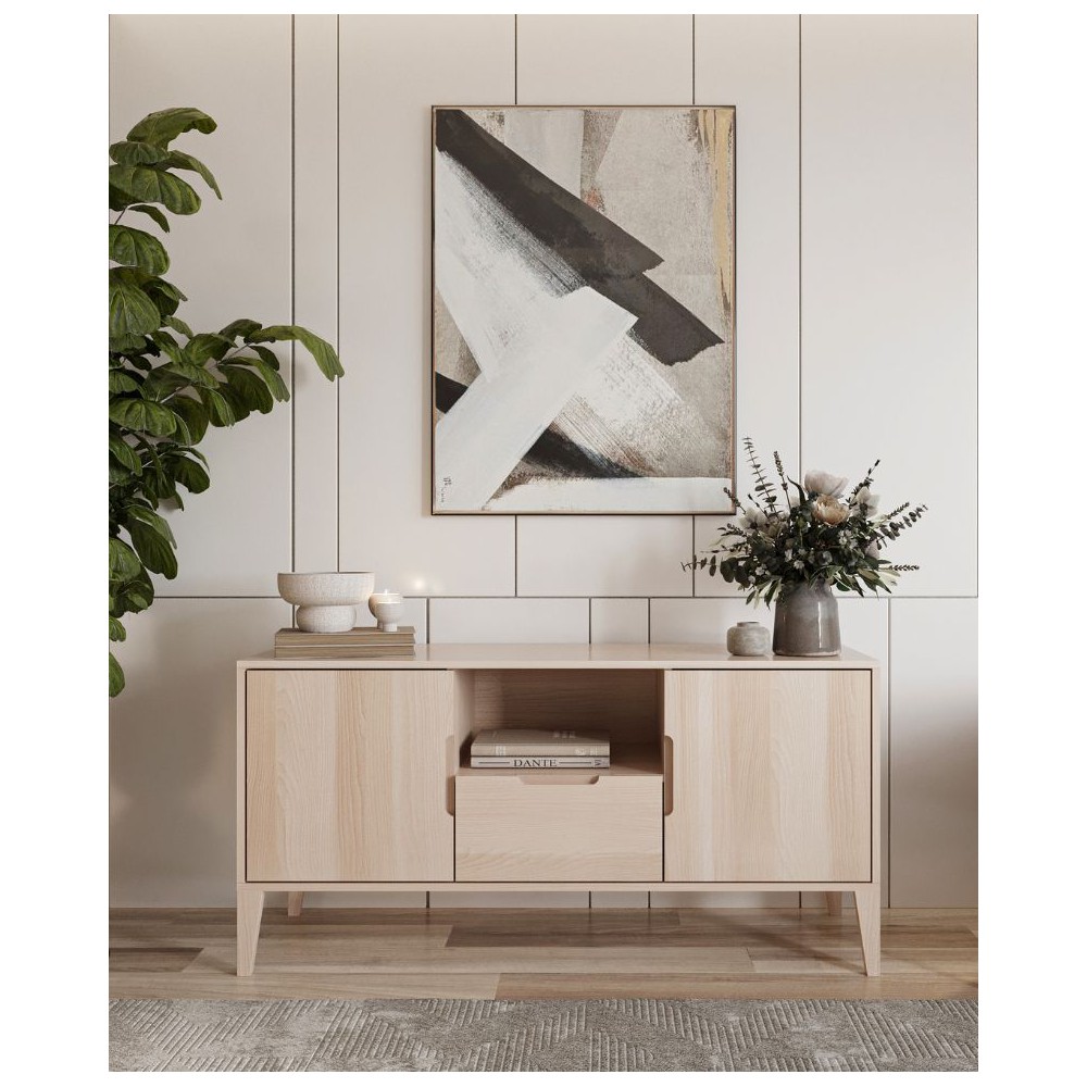 Komoda bukowa RETRO RTV powystawowa