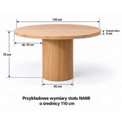 Stół dębowy Japandi rozkładany | Styl Japandi | POLANO_MEBLE