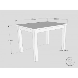 Stół sosnowy Classic 2