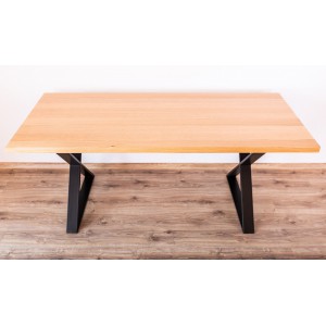 Stół drewniany na metalowych nogach Kobyłka 26