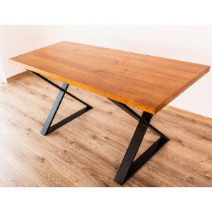 Stół drewniany na metalowych nogach Kobyłka 29