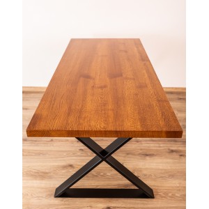 Stół drewniany na metalowych nogach Kobyłka 30