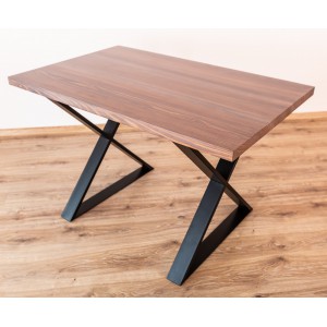 Stół drewniany na metalowych nogach Kobyłka 35