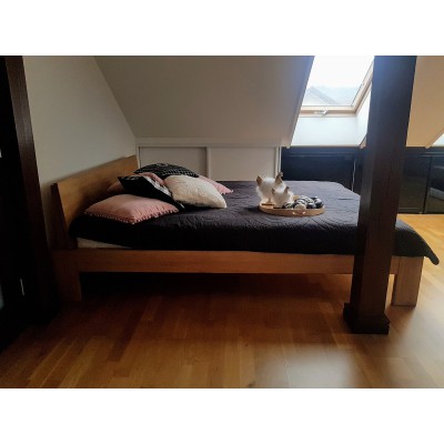 Łóżko drewniane bukowe LUNA 7