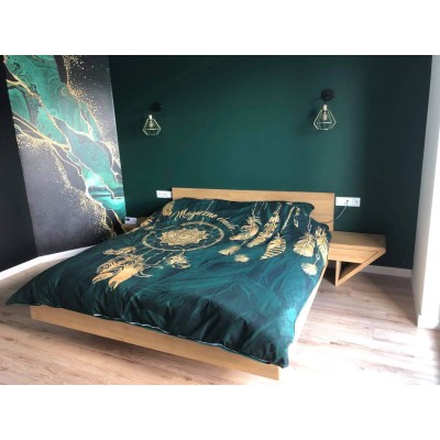 Szafka nocna bukowa ZEN z szufladką prawa