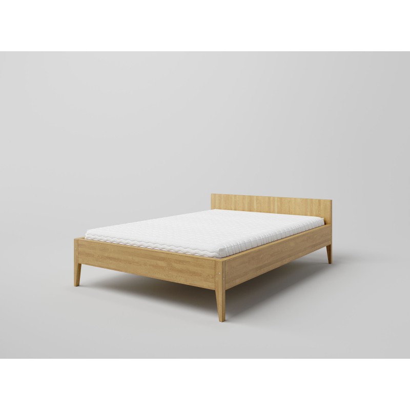 Łóżko drewniane dębowe Retro