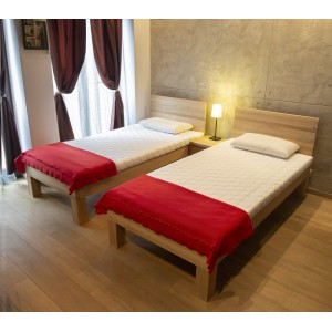 Łóżko drewniane dębowe TEKO 22