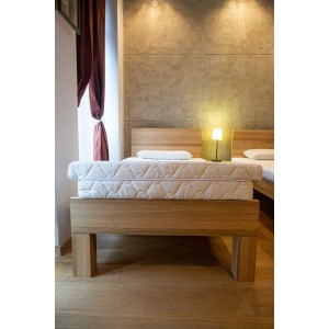 Łóżko drewniane dębowe TEKO 24