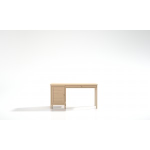 Bukowe biurko w stylu skandynawskim Scandic 1s + 1d 11