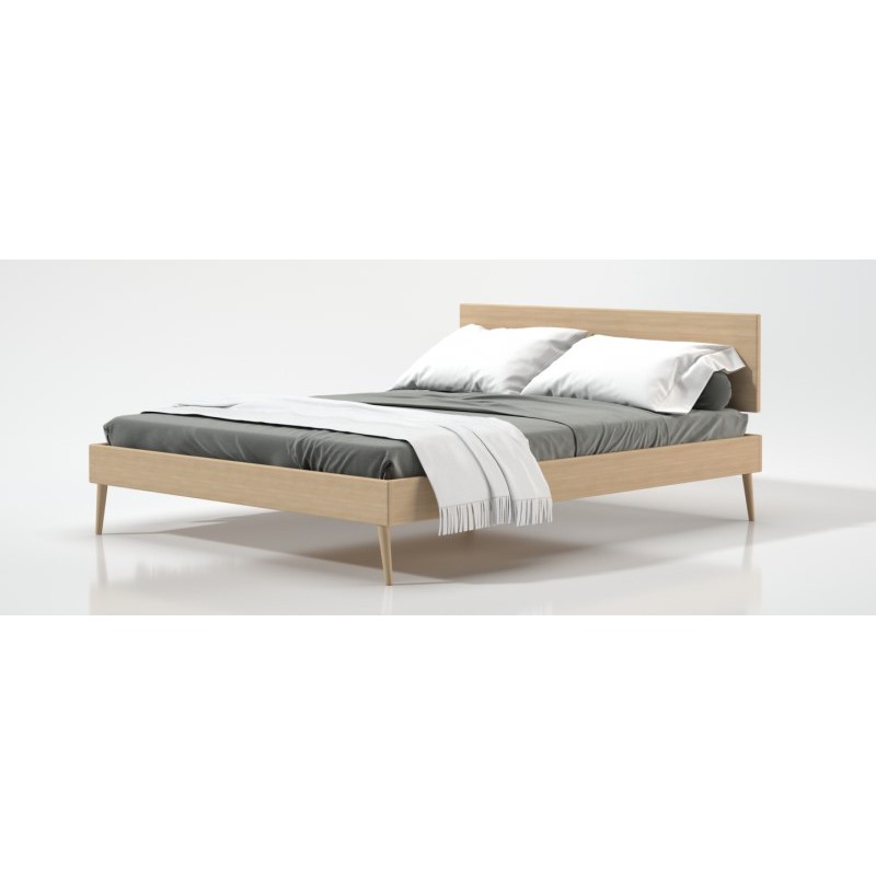 Łóżko w stylu skandynawskim NELSON