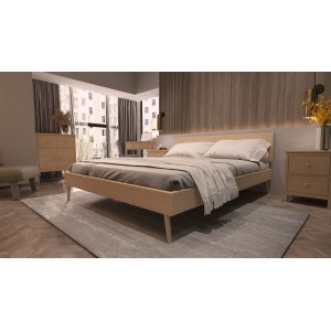 Łóżko w stylu skandynawskim NELSON 2