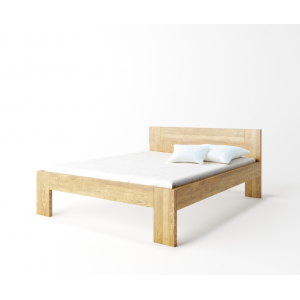 Łóżko drewniane dębowe QUATTRO