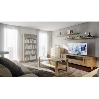 Komoda drewniana RTV TEKO 1s + 2d