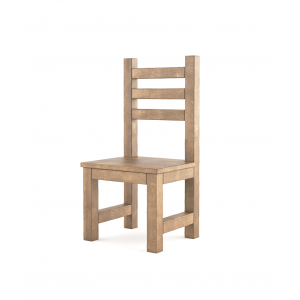 Krzesło drewniane ENZO w kolorze ciepły orzech