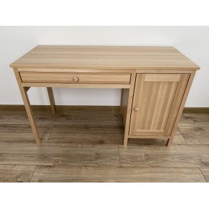 Bukowe biurko w stylu skandynawskim Scandic 1s + 1d 3