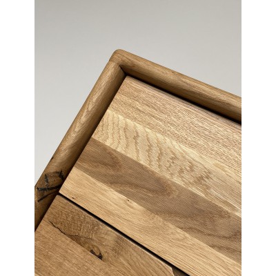 Dębowa komoda Nelson, dziki dąb 4s