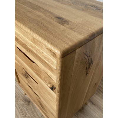 Dębowa komoda Nelson, dziki dąb 4s