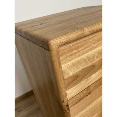 Dębowa komoda Nelson, dziki dąb 4s