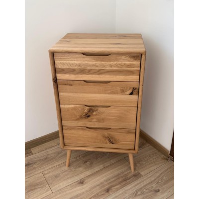 Dębowa komoda Nelson, dziki dąb 4s